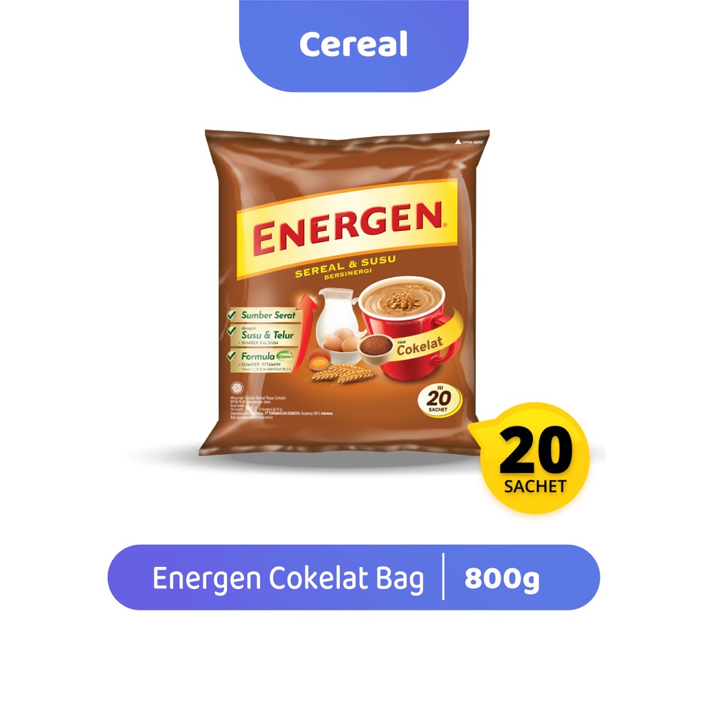 

Energen Cokelat Bag @ 34 gram