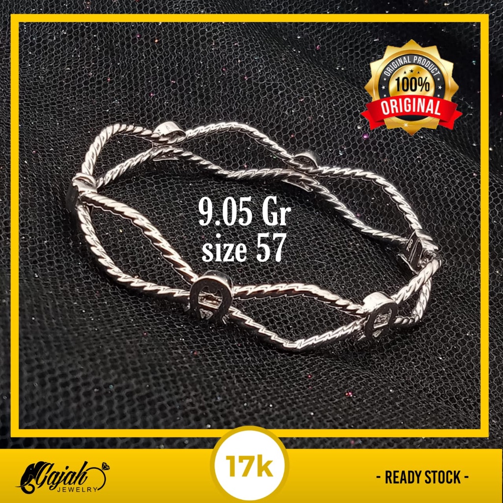 Gelang emas 17k - 9.05 gr kadar 750 - 4215