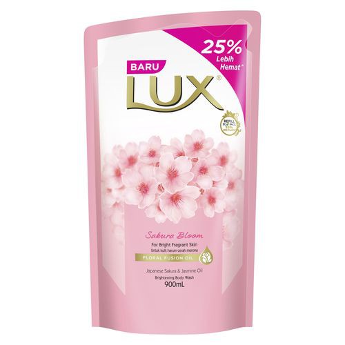 LUX BODY WASH 900ML REFILL SAKURA BLOOM