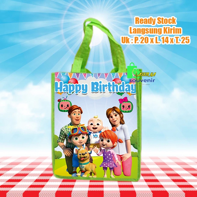 

Goodie Bag/Tas Ultah Anak Muat Kfc Cocomelon - Siap Kirim