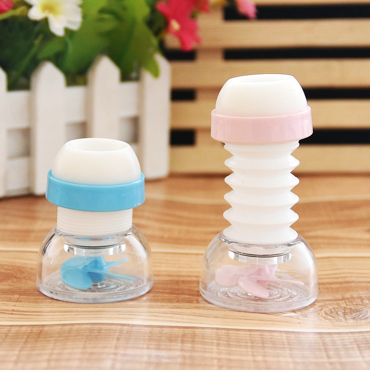 Sambungan Filter Air Kran Flexible Anti Splash | Saringan Air Kipas Kincir Putar | Penyaring Air Shower Faucet