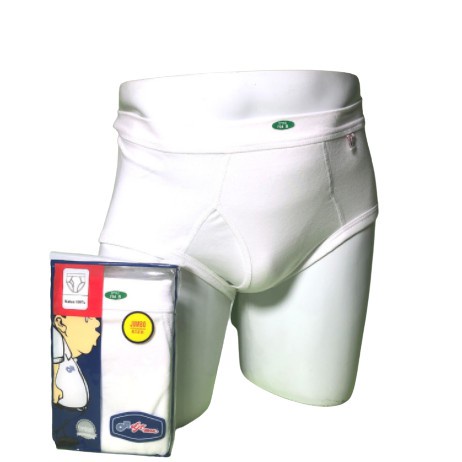 CD Pria GT-MAN 704 BP JUMBO / Celana Dalam 704 Putih / Pakaian Dalam Pria - sckmenwear GROSIR