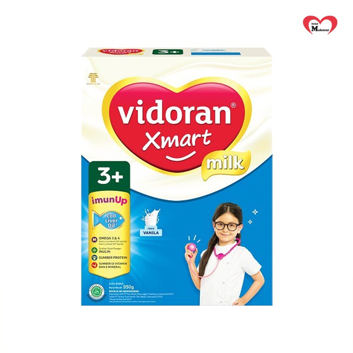 

[ COD ] VIDORAN 3+ 950GR VANILA/MADU / TOKO MAKMUR DUKUH KUPANG - Vanila