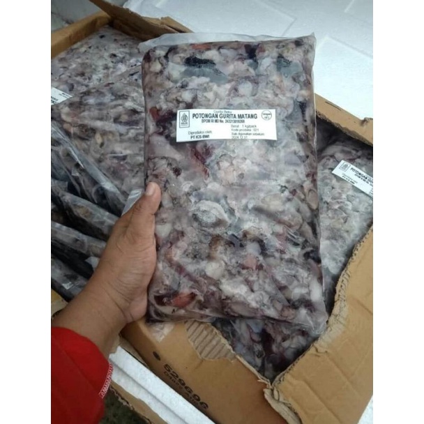 

Frozen Potongan Gurita Matang 1kg MURAH