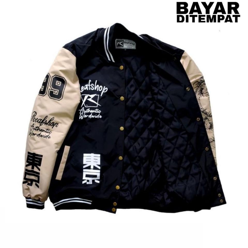 Paling Diminati Jaket Varsity Baseball Bomber / Jacket varsity  Basebal/ Bisbol Sukajan Vintage/ Jak