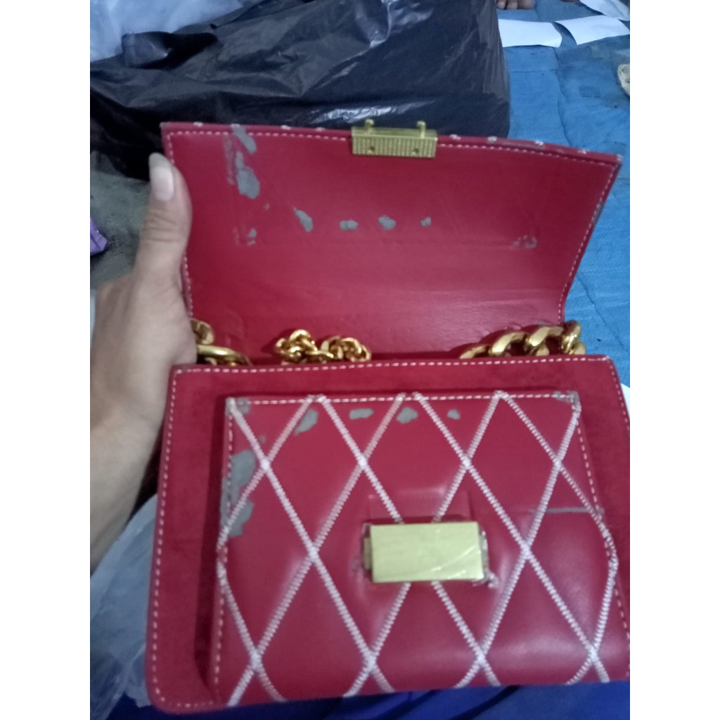 REJECT TERKELUPAS 364 TAS WANITA IMPORT SLEMPANG HANDBAG [1KG 2PC] PERFECT CORNER