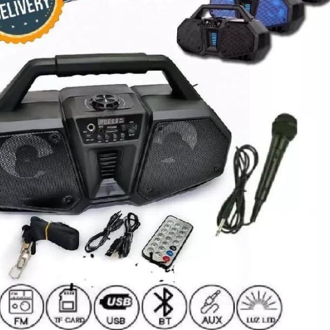 ☞ SPEAKER BLUETOOTH F-4216/ Fleco-4668/MS-4020 SPEAKER KARAOKE F-/MS-4020 BONUS MIC REMOT ☪