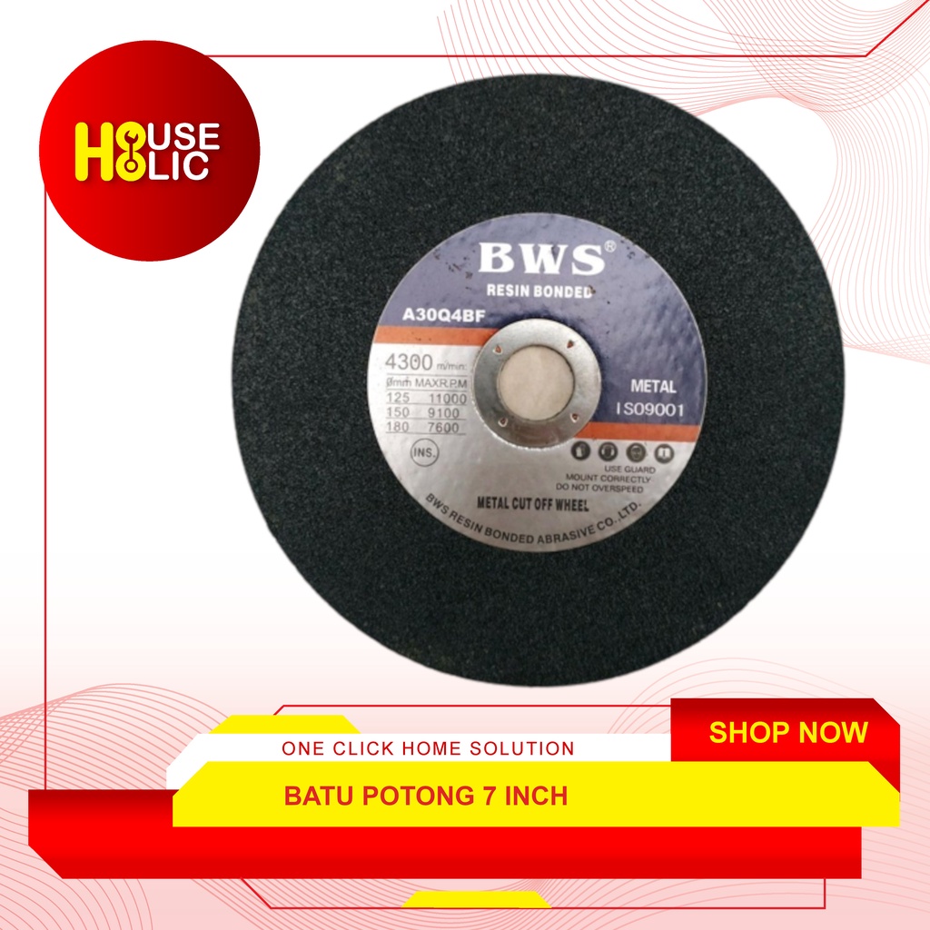 Batu Potong Gerinda Stainless 7&quot; Mata Gerinda / Cut Off Wheel Grinder