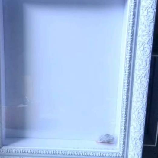 ➮ Bingkai 3D mahar ukir kembang uk.50x70cm ☺