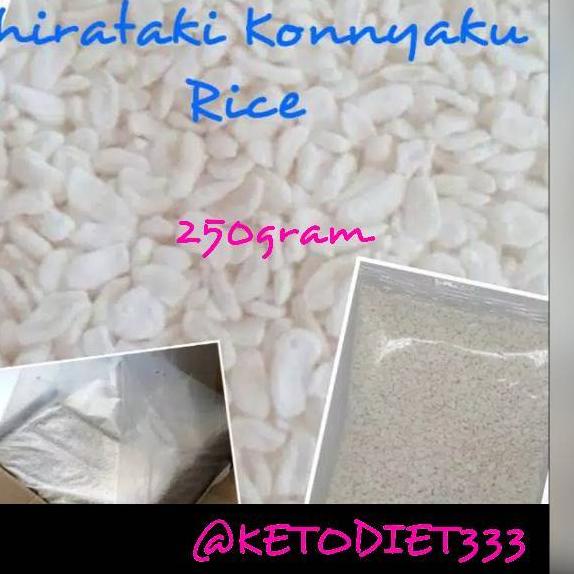 

♤ Low Carbs Shirataki Konnyaku Rice 250gr / Beras Shirataki Rendah Kalori ✻