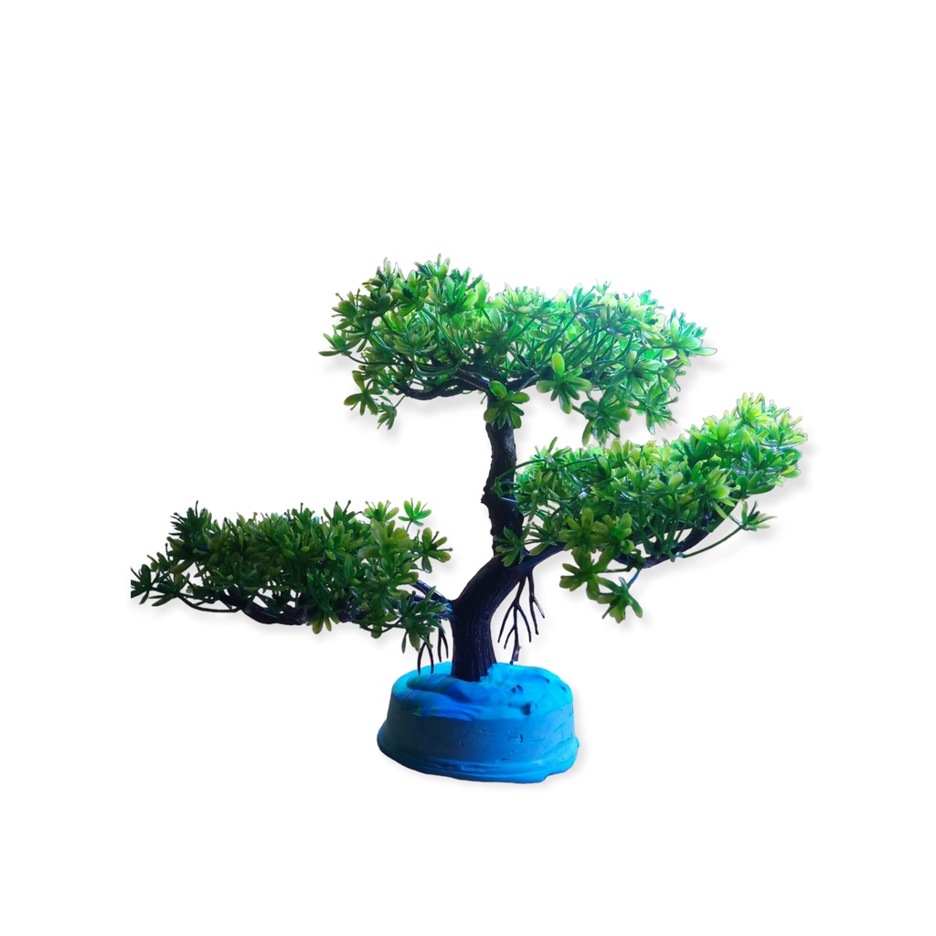 pohon beringin aquarium plastik