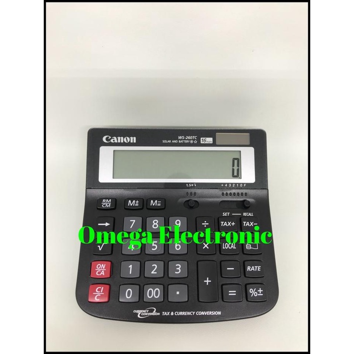 

Canon Calculator Ws-260Tc - Kalkulator Meja Desktop Office 16 Digits