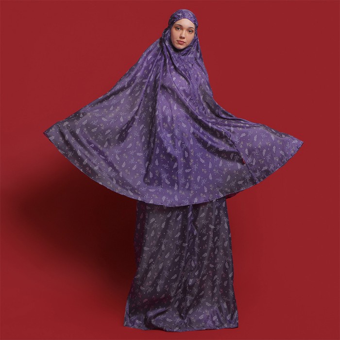 Mukena   Tatuis Mukena Tiara 514 Purple Travelling Dewasa Reguler Bisa COD Trand Terlaris Terbaru 20