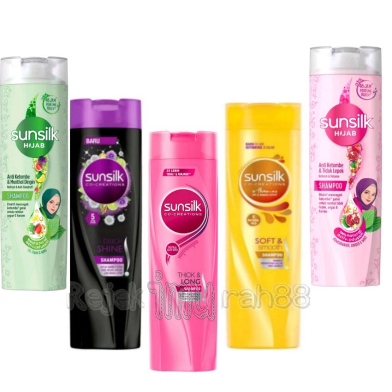 Sunsilk Shampoo Soft smooth/Black Shine/Hijab 300/160ML