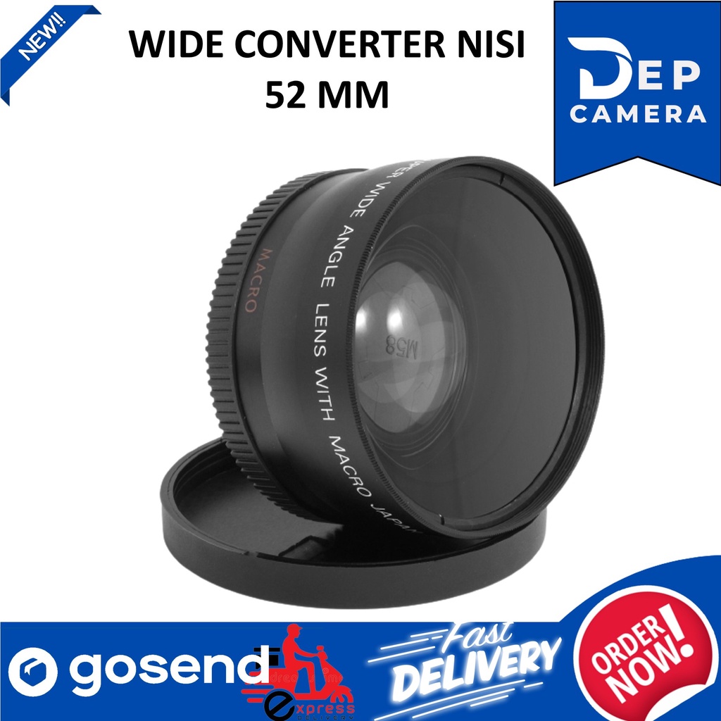 wide converter nisi 52 mm lensa