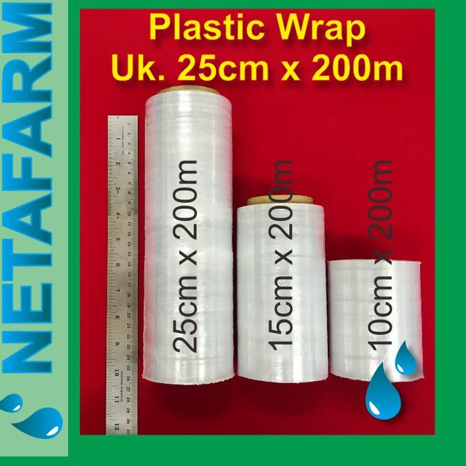 

N35 Plastic Wrap / PLASTIK WRAPPING 25cm X 200m BELANJA MURMER ㊢