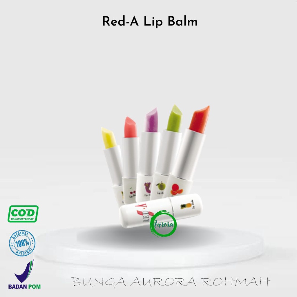 Red A Lip Balm