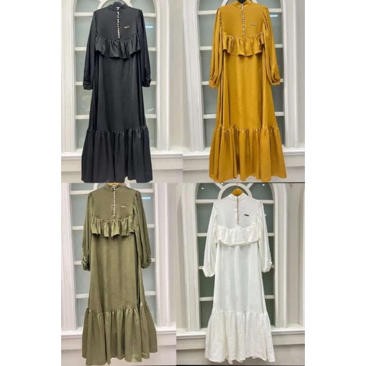 gamis kancing shellasaukia original