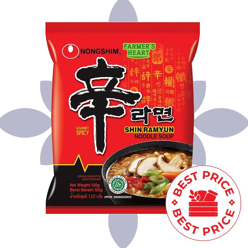 

1.1 Terlaris NONGSHIM - SHIN RAMYUN SPICY GOURMET MUSHROOM - 120 GR (MIE INSTAN KOREA)