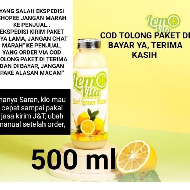 

FLASH SALE Lemovita perasan sari lemon jus diet detoks sudah BPOM 500ML !!!