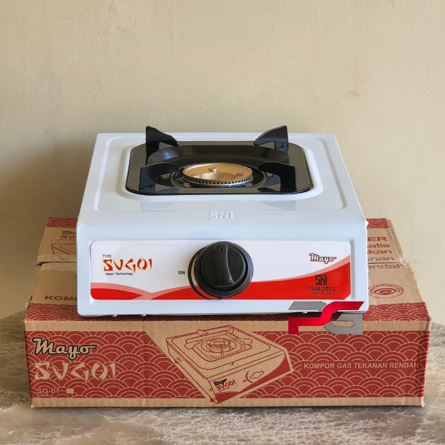 PAKET Kompor 1 Tungku SUGOI Teflon GRATIS + SELANG REGULATOR MANTAP