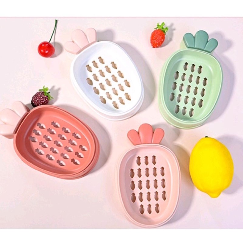 TEMPAT SABUN BATANG MOTIF WORTEL WADAH SABUN PORTABLE BENTUK FRUIT
