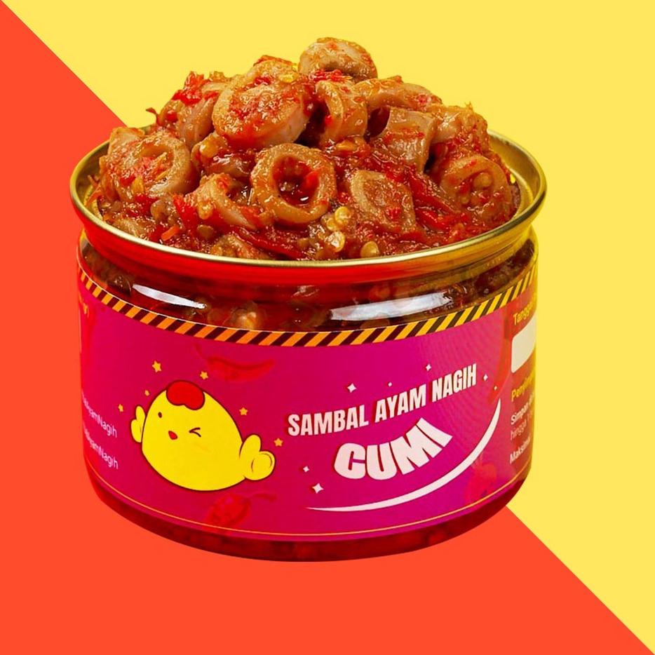 

✿ SAMBAL NAGIH - Sambal Cumi Asin Toples ✹