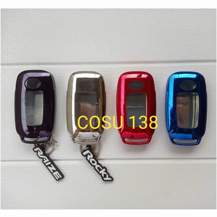 Sarung Silicon TPU Soft Case Kunci Remote Toyota Raize Rocky