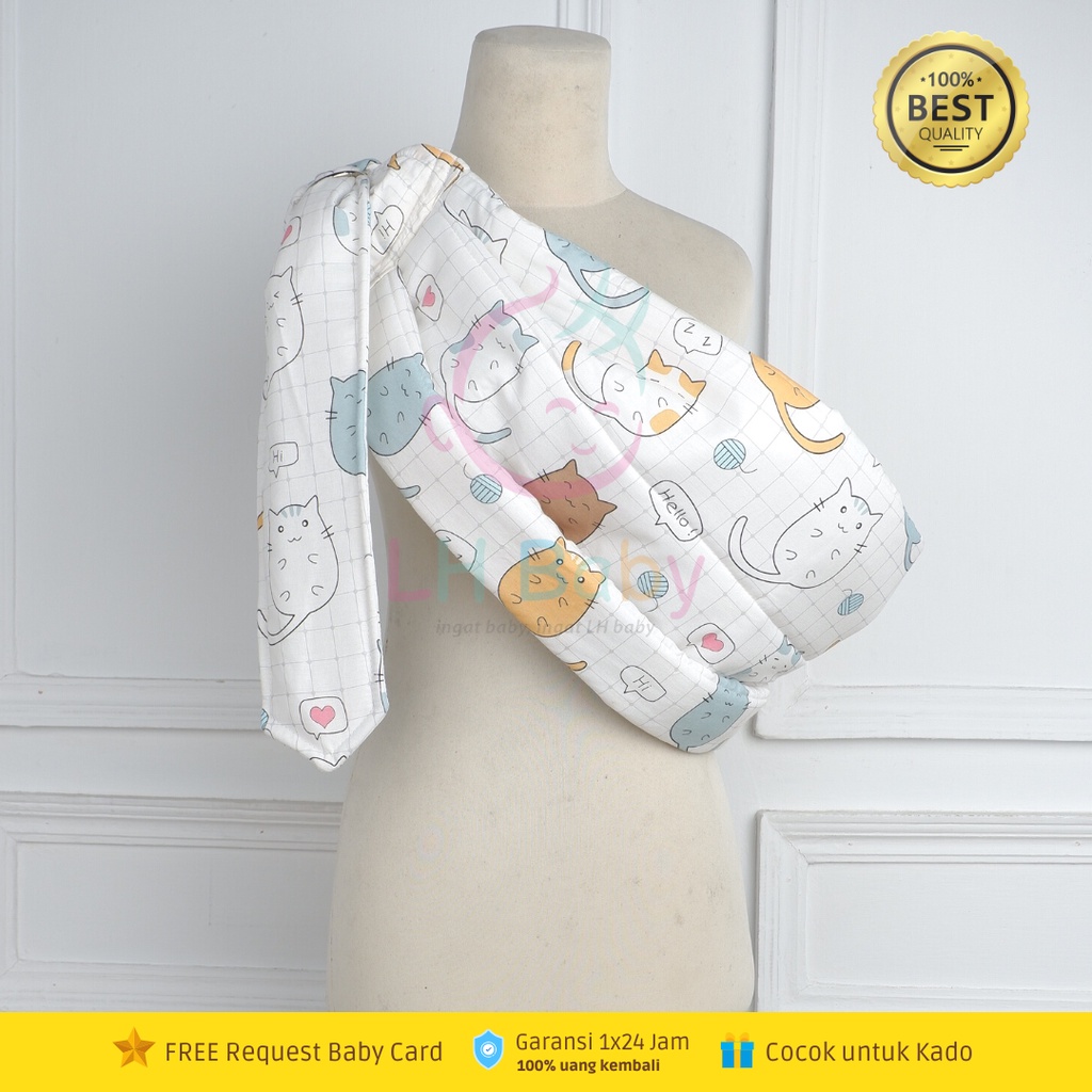 Gendongan Bayi Samping RING SLING Geos Baby Travelling