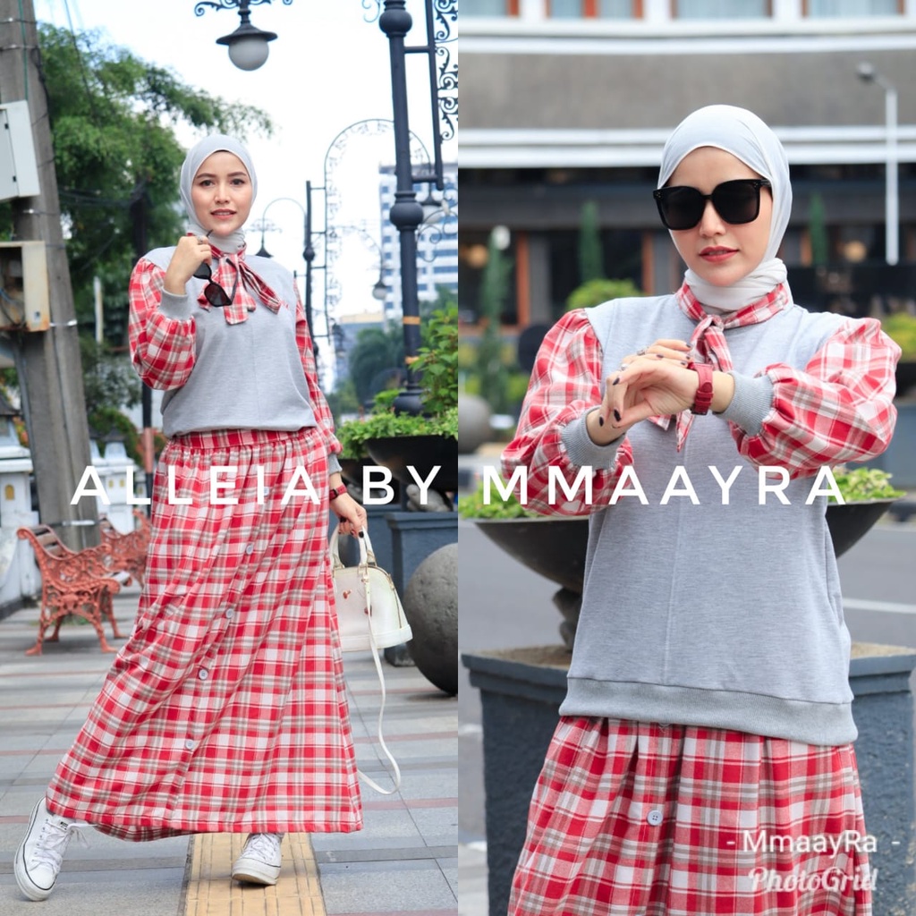 ALLEIA by MMAAYRA (Setelan rok blus, Setelan kasual rok dan blus, Setelan kasual rok, Setelan blus, 