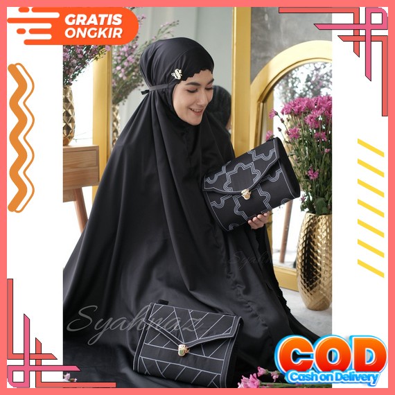 Zain - Mukena Dewasa Katun Premium Bordir Rose Mewah Exlusive Mukena Bordir Mewah Mukenah Dewasa Jum