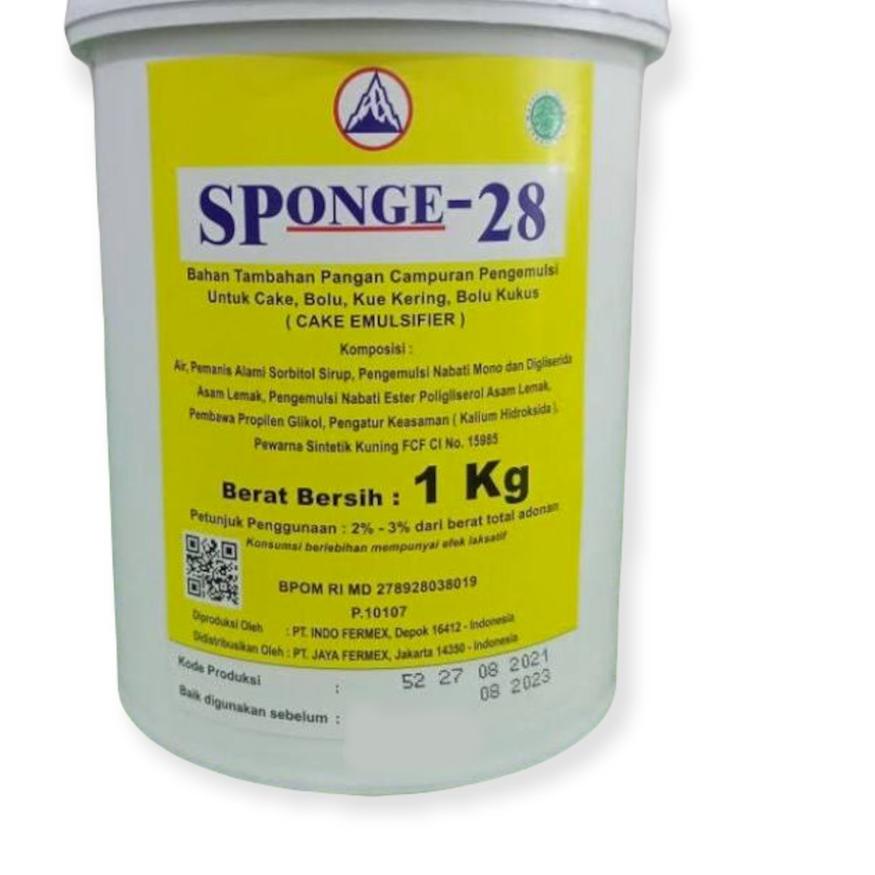 

➪ Sponge-28 SP Pengembang Kue 1Kg Cake Emulsifier ⅍