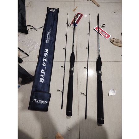 Joran Pancing pancing kamikaze bio star 462 135 cm carbon ringan