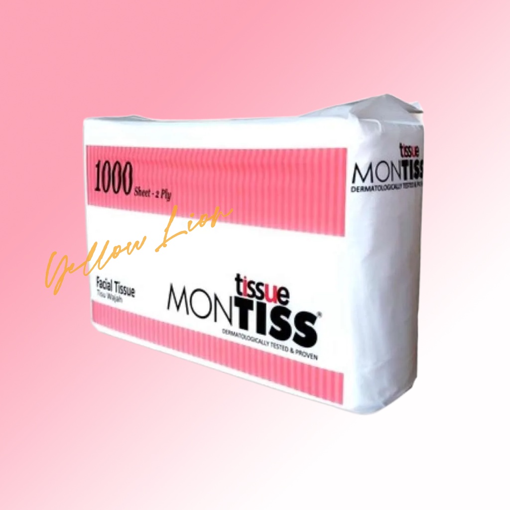 Tisu Facial Montiss 1000s (Jumbo Pack)