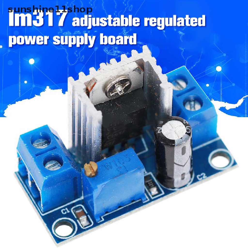 Sho LM317 Adjustable Voltage Linear Regulator Power Supply LM317 DC-DC 4.2-40V Ke 1.2-37V Step Down Buck Converter Board Module N