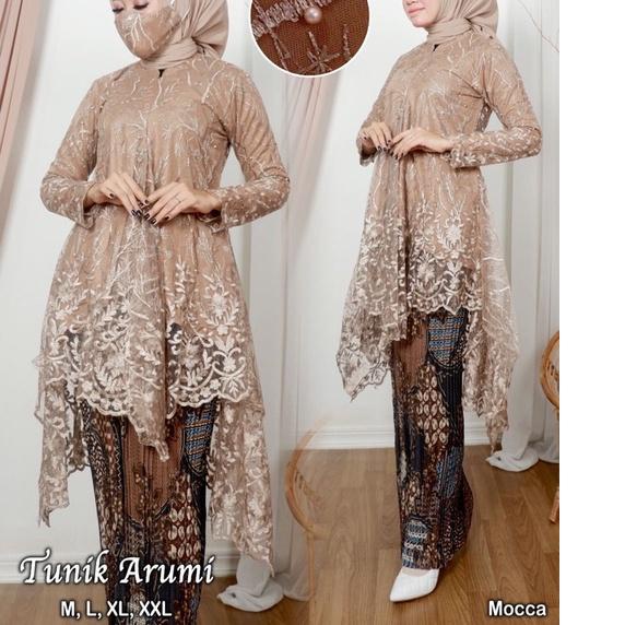 ◘  / Kebaya tunik pesta amelia / Kebaya brukat busui friendly / Kebaya modern / Tunik couple pesta ❇