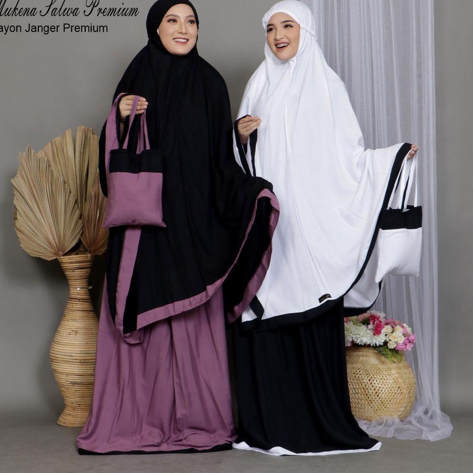 TERBARU MUKENA RAYON JUMBO PREMIUM MOTIF / MUKENA JUMBO POLOS | MUKEANA SALWA | MUKENA BALI DEWASA T