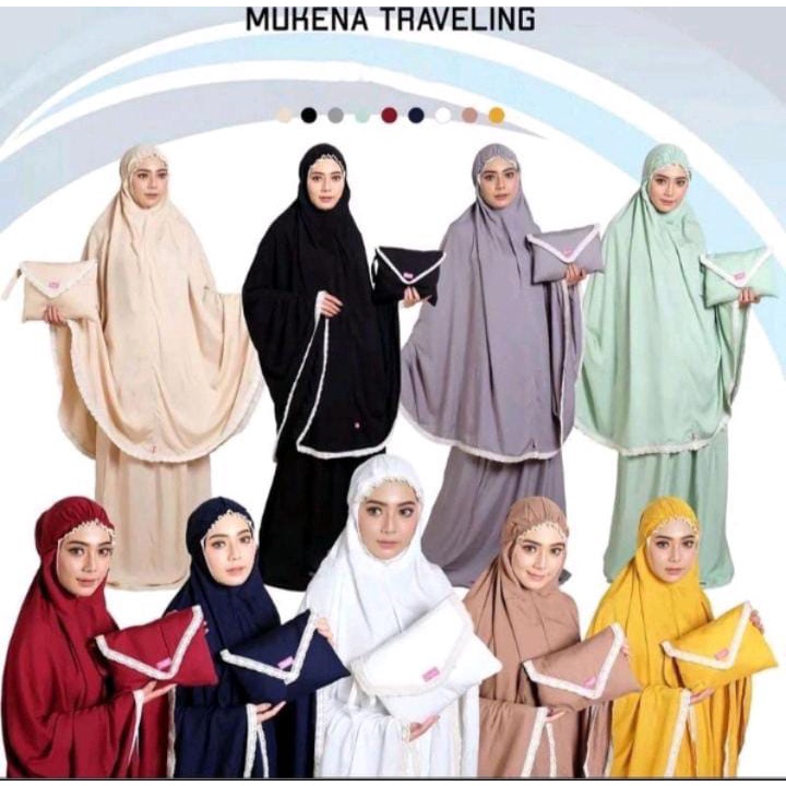 [BISACOD]BESTSELLER TERLARIS MUKENAH JUMBO HYGET AMPLOP POLOS RENDA PEMIUM//MUKENAH DEWASA