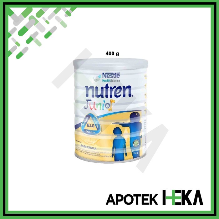 

[ COD ] Nutren Junior 400 g / 800 g - Susu Formula Pertumbuhan Bebas Laktosa - 400 gr