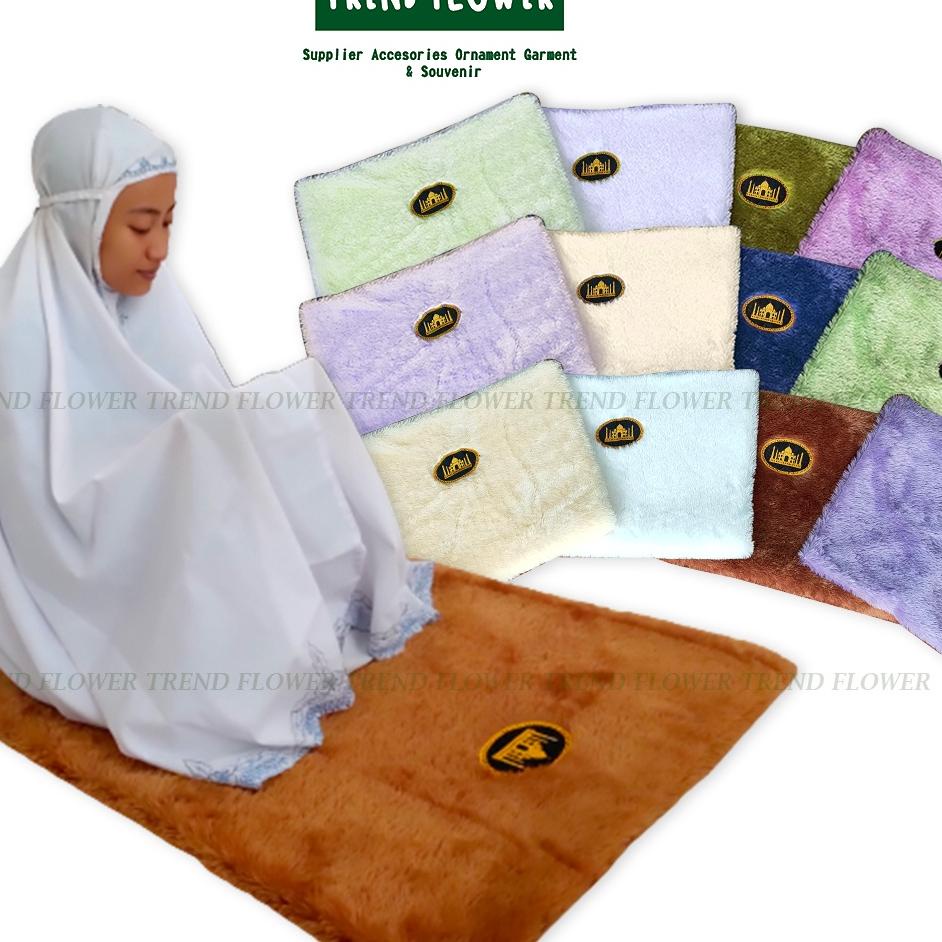 ☈ SAJADAH TEBAL BULU RASFUR PREMIUM CM HALUS AMBAL SHOLAT ❃