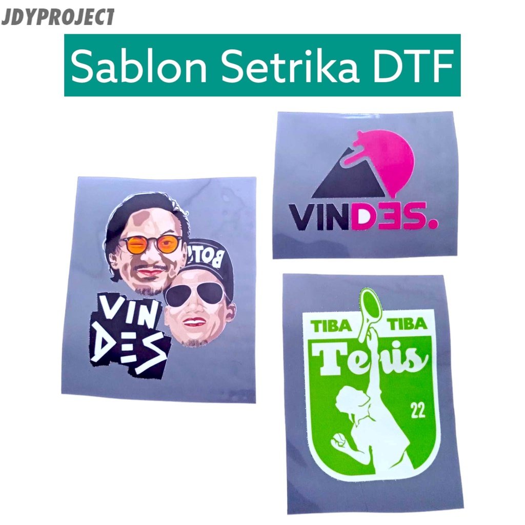

Sablon Setrika DTF Logo Vindes V2 Botuna Tiba tiba Tenis 3 pcs JLO
