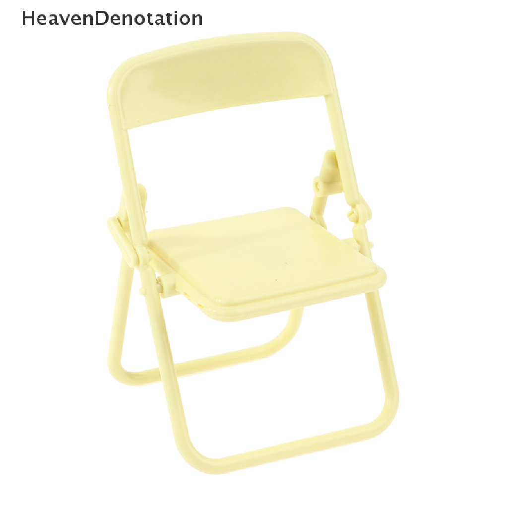 [HeavenDenotation] 1Pc Mini Chair 1: 12 Dollhouse Miniature Chair Armchair Folding Chair House Decor HDV