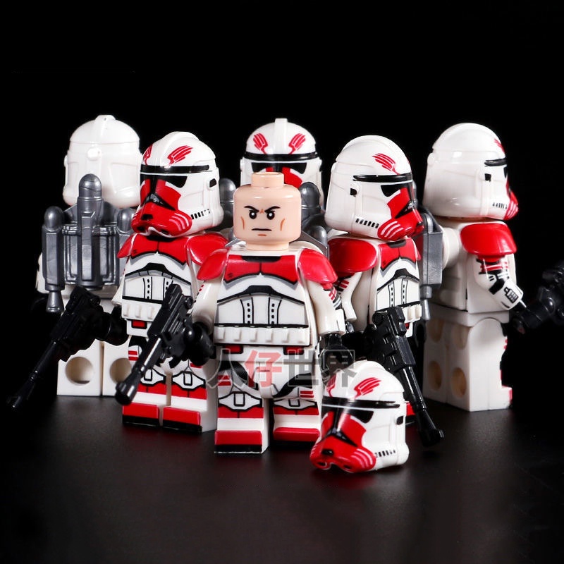 Star Wars Minifigures Clone Troopers Stormtroopers Minifigures Toy Series Puzzle Merakit Blok Bangunan