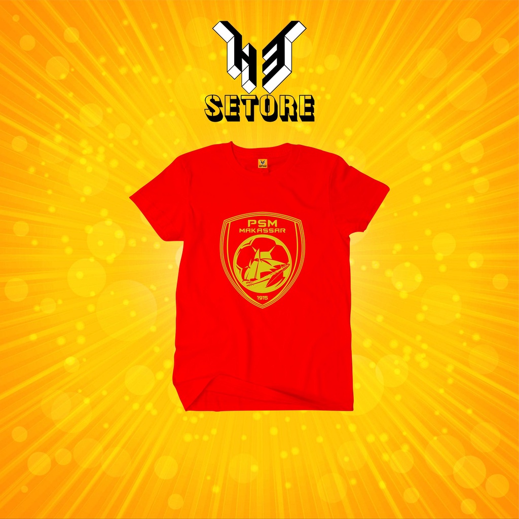 Kaos Unisex Pria Wanita PSM Makassar Sablon DTF