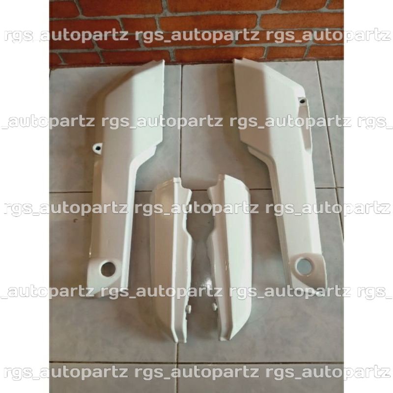 COVER BODY + BOX AKI HONDA WIN100 WIN 100 WARNA PUTIH