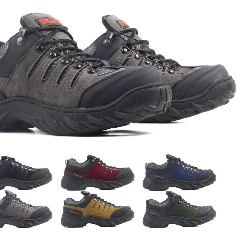☚ SEPATU SAFETY BOOTS PRIA TRACKING HIKING GUNUNG RUBICON DIENG LOW PREMIUM QUALITY UJUNG BESI RUBIC