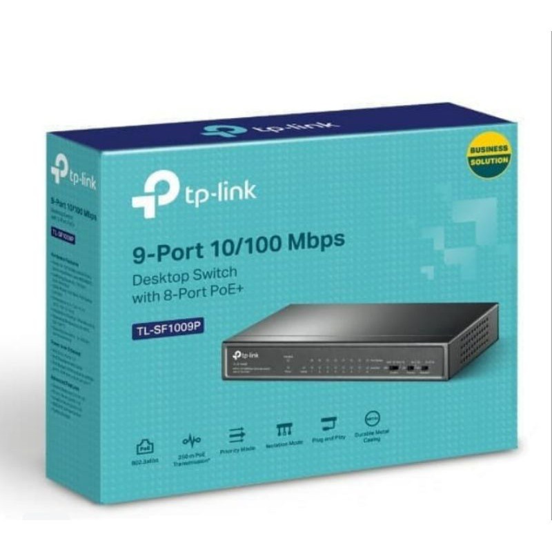 TPlink TL-SF1009P 100Mbps Swetch 8Poe+1Uplink M9