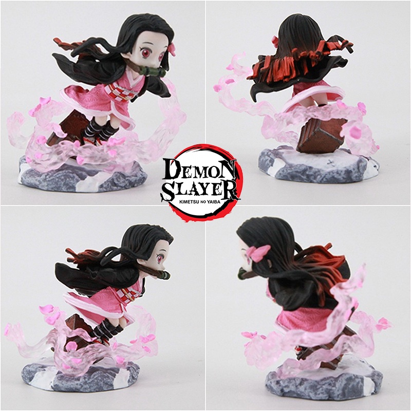 Demon Slayer Anime Kamado Nezuko Figures Toy Collectible Model Kids Gifts Ornament