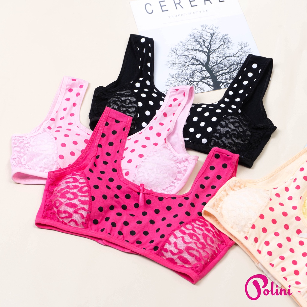 BEE - Miniset Anak Pakaian Anak Perempuan Pakaian Dalam Wanita Import / Bra Remaja 976 POLINI