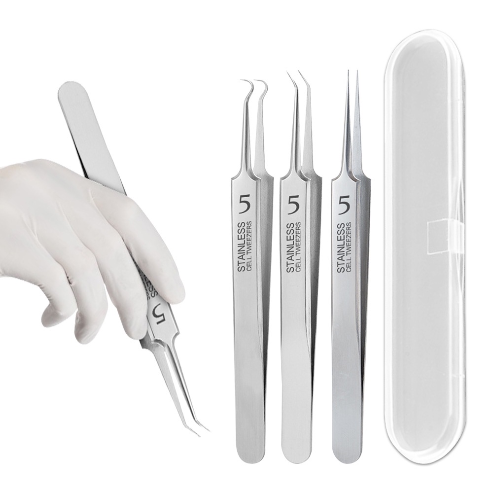 Salorie Pinset Stainless Steel Pembersih Komedo / Jerawat